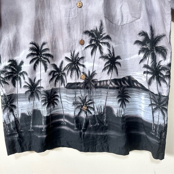 Favant Designed In Hawaii Men’s Palm Tree Casual Comfy Cotton Button Down Shirt - Picture 11 of 11
